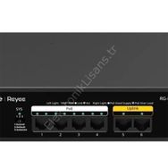 Ruijie Reyee RG-ES106F-P 6 Port 10/100 4xPoE 54W 2xFA Uplink Yönetilemez Switch