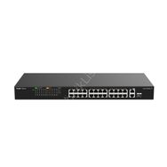 Ruijie Reyee RG-ES126FGS-LP 24 Port FE PoE 180W +2GE +1 Combo Yönetilemez Switch