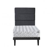 Ruum Store Violet Yatak Seti 90x190 cm Tek Kişilik Yatak Baza Başlık Takımı Orta Sert Yatak Mor Baza ve Başlığı