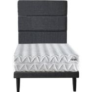 Ruum Store Violet Yatak Seti 90x190 cm Tek Kişilik Yatak Baza Başlık Takımı Orta Sert Yatak Mor Baza ve Başlığı