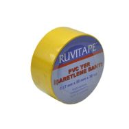 Ruvitape 30 mt x 50 mm Sarı Yer İşaretleme Bandı