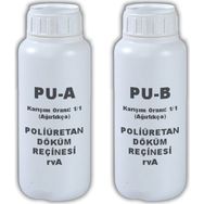 RVA Sıvı Plastik 1 kg Poliüretan Döküm Reçinesi