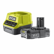 Ryobi RC18120120 18 Volt / 2.0 Ah Li-Ion Yedek Akü Ve Akü Şarj Cihazı