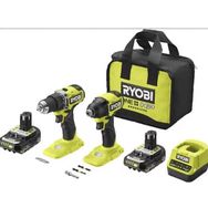 Ryobi RCK182A-2C20S Akülü Matkap Vidalama Seti