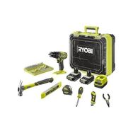 Ryobi RPD18-2C20TAH Çift Akülü 2 Ah 18V Darbeli Matkap Seti
