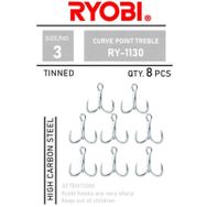 Ryobi RY-1130 Curve Point Treble No:5 Üçlü Olta İğnesi