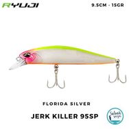 Ryuji Jerk Killer Florida Silver 9.5 cm 15 gr Maket Yem
