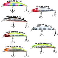 Ryuji Real Jerk Sinking 95 mm 16 gr Zebra Glow Maket Yem