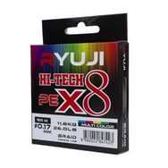 Ryuji X8 150 m 0.13 mm Multi Color İp Misina