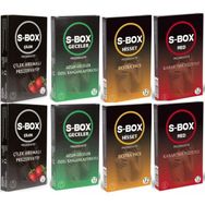 S-Box 8 Adet 12'li Karma Prezervatif Seti