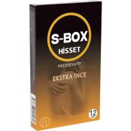 S-Box Ekstra İnce 12'li Prezervatif
