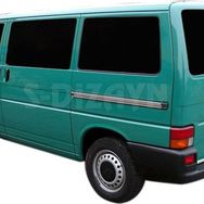 S Dizayn VW T4 Transporter Krom 1995-2003 Çift Kapı Bagaj Alt Çıtası