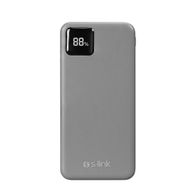 S-Link G104 10000 mAh 2 USB Type-C Micro Kompakt Tasarım LCD Taşınabilir Gri Powerbank