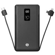 S-Link IP-T100C 10000 mAh Lightning+Micro+Type C Kablolu Siyah Powerbank