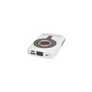 S-Link M1029 10000 mAh Magsafe 15W HSC22.5W+PD20W+QC3.0 Beyaz LCD Taşınabilir Şarj Cihazı Powerbank