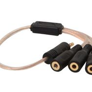 S-Link SL-DC53 DC3.5 M To DC3.5 F 3'lü Ses Çoklayıcı Kablo