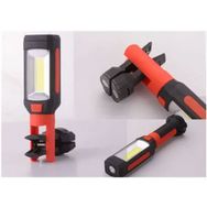S-Link SL-F663 3 W Cob +1 W Led Pilli Dönebilen Kelepçe Stantlı Manyatik Tutuculu El Feneri