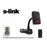 S-Link SL-FM65 Usb Şarjlı USB-SD-Fm Transmitter