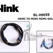 S-Link SL-HM55 Gold 3 mt Mini HDMI-M To HDMI-M Kablo