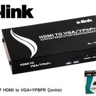 S-Link SL-HV67 HDMI-VGA Çevirici