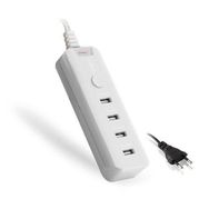 S-Link SL-M4 Akıllı Telefon ve Tabletler 4000 mAh Beyaz 4 USB Portlu Ev Şarj Adaptörü