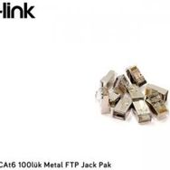 S-Link SL-M66 Metal Uçlu 100'lü FTP Konnektör