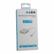 S-Link SL-MD85 Mini Display Port Erkek to DVI 24+5 Dönüştürücü