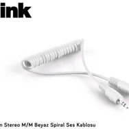 S-Link SL-SP2 Beyaz 1 m Stereo Ses Kablosu