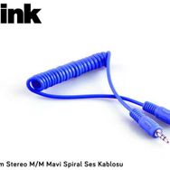 S-Link SL-SP5 Mavi 1 m Stereo Ses Kablosu