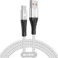 S-Link SL-STM55 Type-C 3A 1 M Hızlı Şarj Data ve Şarj Kablo