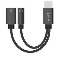 S-Link SL-TA45M Gri Metal Typec To 3.5 Jack Typec Çevirici