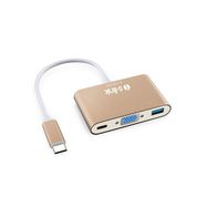 S-Link SL-USB-C66 Type-C To VGA+Usb3.0+Pd Kablo