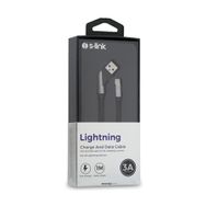 S-Link SW-C670 Gri Kırmızı Şarj Kablosu