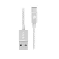 S-Link SW-C702 2A 1 m Gri Type-C Data + Şarj Kablosu