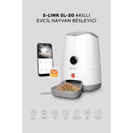 S-Link Swapp Sl-20 720P HD Wi-Fi Tuya Destekli Kameralı Akıllı Evcil Hayvan Besleyici