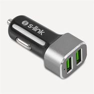 S-Link Swapp SW-AHC36M 2 USB 3.1A Metal Araç Şarj Cihazı