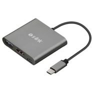 S-Link Swapp SW-U515 Metal Type C to 4K HDMI + USB 3.0 + Pd Kablo Çevirici