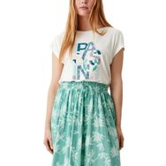 S.Oliver 2114792 Ekru Kadın T-Shirt