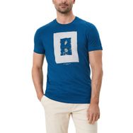 S.Oliver 2118038 Mavi Erkek T-Shirt