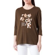 S.Oliver 2122350 Kahverengi Kadın T-Shirt