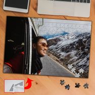 S350 Gezi Arabası Gezici Kız 240 Parça Puzzle Yapboz Tablo