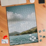 S463 Güneşli Gökyüzü Ve Deniz 240 Parça Puzzle Yapboz Tablo