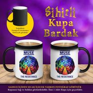 S74176 Muse The Resistance Baskılı Sihirli Hediyelik Kupa Bardak