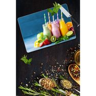 Saban 30x40 cm Milkshake Dekoratif Cam Kesme Tahtası