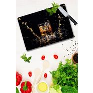 Saban Altın Buz 20x30 cm Cam Kesme Tahtası
