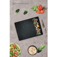 Saban Baharatlıklar 30x40 cm Cam Kesme Tablası