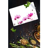 Saban Cam Güzeli Desenli 30x40 cm Cam Kesme Tahtası