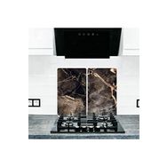 Saban Model 157 2'li 30x52 cm Cam Ocak Koruyucu Cam Kesme Tahtası