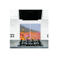 Saban Model 350 2'li 30x52 cm Cam Ocak Koruyucu Cam Kesme Tahtası