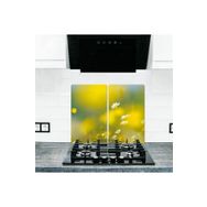 Saban Model 365 2'li 30x52 cm Cam Ocak Koruyucu Cam Kesme Tahtası